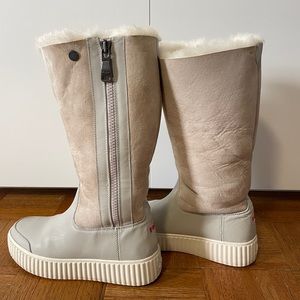 Pajar Cathay Tall Women Boots Sheepskin Size 40